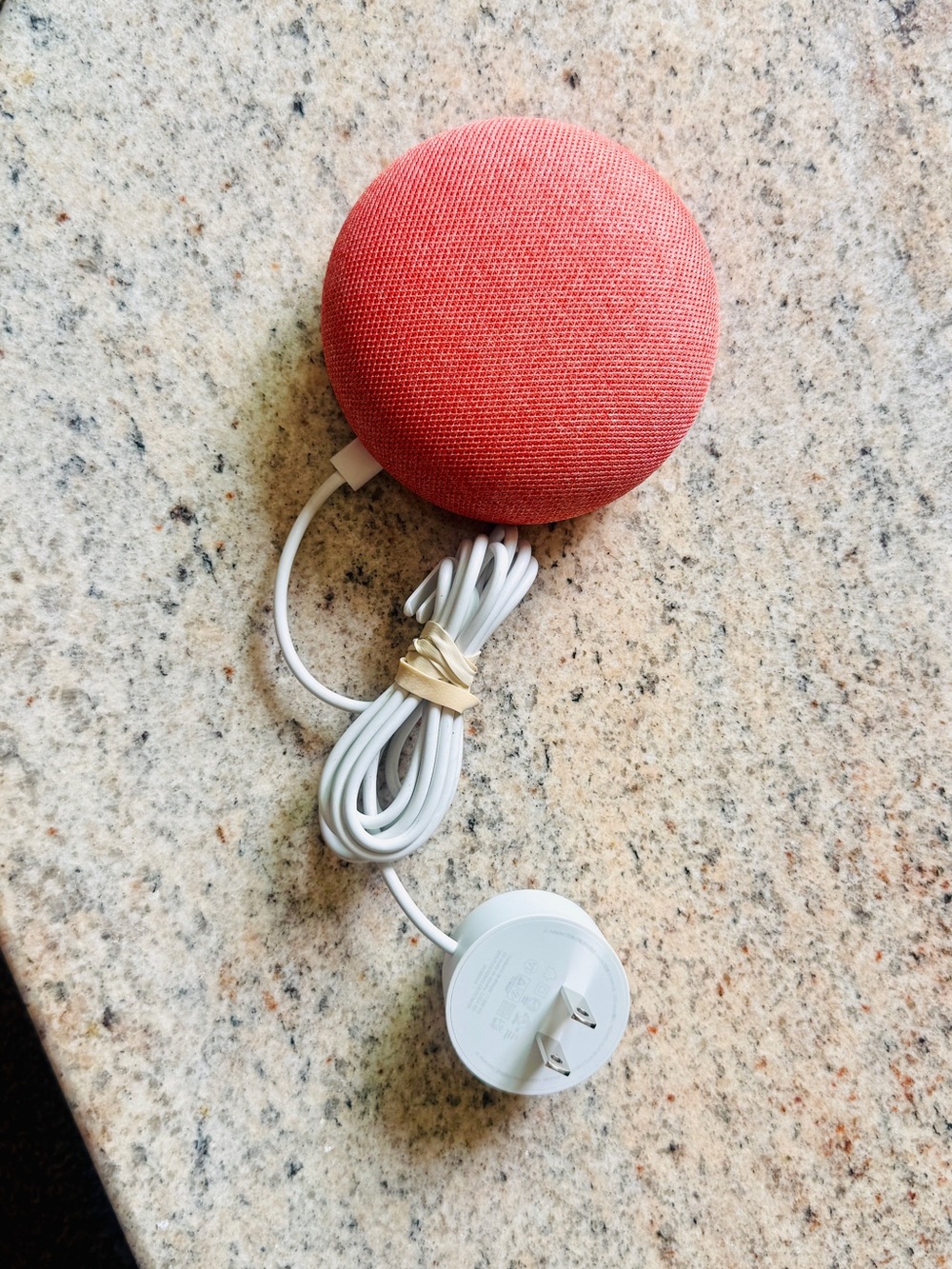 Coral Google Home Mini Smart Home Voice Speaker - Coral